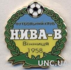 футбол.клуб Нива Винница (Украина)1 ЭМАЛЬ / Nyva Vinnytsya, Ukraine football pin