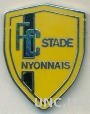 футбол.клуб Ньон (Швейцария)ЭМАЛЬ /Stade Nyonnais,Switzerland football pin badge