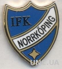 футбол.клуб Норчепинг (Швеция) ЭМАЛЬ / IFK Norrkoping, Sweden football pin badge