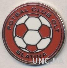 футбол.клуб Олт Слатина (Румыния) ЭМАЛЬ / Olt Slatina,Romania football pin badge