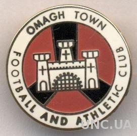 футбол.клуб Ома Таун (Сев.Ирландия)1 ЭМАЛЬ / Omagh Town,N.Ireland football badge