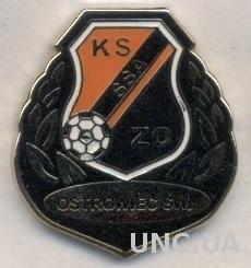 футбол.клуб Островец (Польша), ЭМАЛЬ / KSZO Ostrowiec, Poland football pin badge