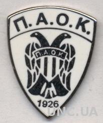 футбол.клуб ПАОК (Греция)1 ЭМАЛЬ / PAOK Thessaloniki, Greece football pin badge