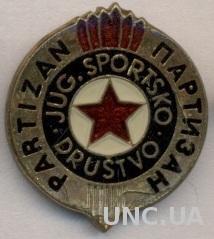 футбол.клуб Партизан Белград (Сербия)2 тяжмет /FK Partizan,Serbia football badge