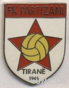 футбол.клуб Партизани (Албания)1 ЭМАЛЬ /FK Partizani Tirane,Albania football pin