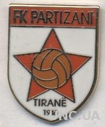 футбол.клуб Партизани (Албания)2 ЭМАЛЬ /FK Partizani Tirane,Albania football pin