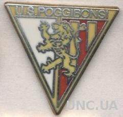 футбол.клуб Поджибонси (Италия), ЭМАЛЬ / US Poggibonsi, Italy football pin badge