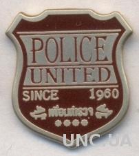 футбол.клуб Полиция (Таиланд) ЭМАЛЬ / Police United, Thailand football pin badge