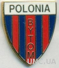 футбол.клуб Полония Бытом(Польша) ЭМАЛЬ /Polonia Bytom,Poland football pin badge