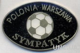 футбол.клуб Полония Варшава (Польша) тяжмет / Polonia Warsaw,Poland football pin