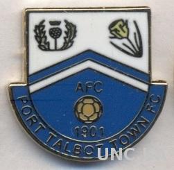 футбол.клуб Порт-Тэлбот (Уэльс)2 ЭМАЛЬ /Port Talbot AFC,Wales football pin badge