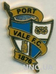 футбол.клуб Порт Вэйл (Англия)1 ЭМАЛЬ / Port Vale FC, England football pin badge
