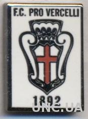 футбол.клуб Про Верчелли(Италия) ЭМАЛЬ /FC Pro Vercelli,Italy football pin badge