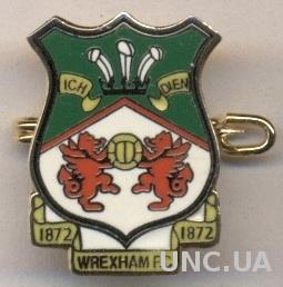 футбол.клуб Рексем (Уэльс-&gt;Англия)1 ЭМАЛЬ / Wrexham FC, Wales football pin badge