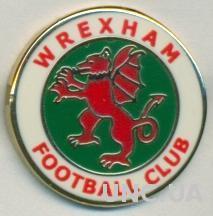 футбол.клуб Рексем (Уэльс-&gt;Англия)2 ЭМАЛЬ / Wrexham FC, Wales football pin badge