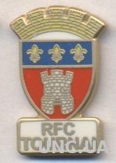 футбол.клуб РФК Турне (Бельгия), ЭМАЛЬ / RFC Tournai, Belgium football pin badge