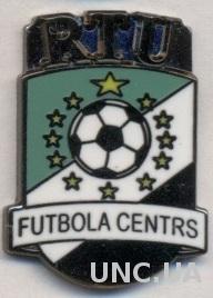 футбол.клуб РТУ Рига (Латвия) ЭМАЛЬ / RTU Riga, Latvia football enamel pin badge