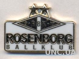 футбол.клуб Русенборг (Норвегия)2 ЭМАЛЬ / Rosenborg BK,Norway football pin badge