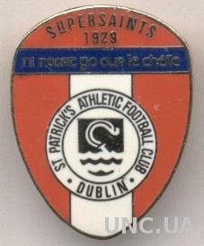 футбол.клуб Сент-Патрик'с(Ирлан)2 ЭМАЛЬ /St.Patrick's AFC,Ireland football badge