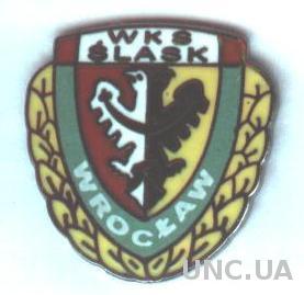 футбол.клуб Шлeнск Вроцлав (Польша) ЭМАЛЬ / Slask Wroclaw, Poland football badge