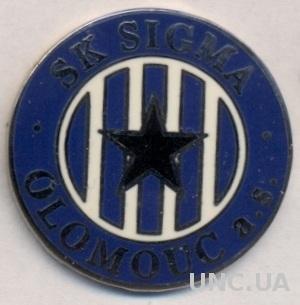 футбол.клуб Сигма Олом.(Чехия)1 ЭМАЛЬ /SK Sigma Olomouc,Czech football pin badge