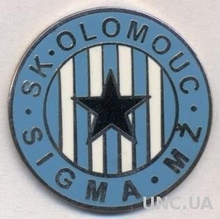 футбол.клуб Сигма Оломоуц (Чехия)2 ЭМАЛЬ / SK Sigma Olomouc, Czech football pin