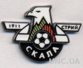футбол.клуб Скала Стрый (Украина)2 ЭМАЛЬ /Skala Stryi,Ukraine football pin badge