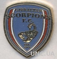 футбол.клуб Скорпионс (Гибралтар) ЭМАЛЬ / Gibraltar Scorpions football pin badge