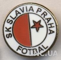 футбол.клуб Славия Прага (Чехия)3 ЭМАЛЬ / SK Slavia Prague, Czech football badge
