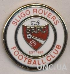 футбол.клуб Слайго Роверс (Ирландия) ЭМАЛЬ /Sligo Rovers FC,Ireland football pin