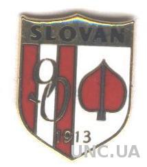 футбол.клуб Слован Любл.(Словения) ЭМАЛЬ /Slovan Ljubljana,Slovenia football pin