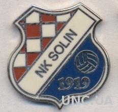 футбол.клуб Солин (Хорватия) ЭМАЛЬ / NK Solin, Croatia football enamel pin badge