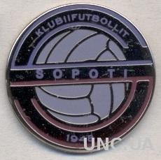 футбол.клуб Сопоти (Албания) ЭМАЛЬ / Sopoti Librazhd, Albania football pin badge