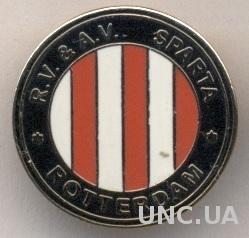 футбол.клуб Спарта (Голланд)2 ЭМАЛЬ /Sparta Rotterdam,Netherlands football badge