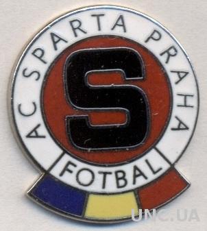 футбол.клуб Спарта Прага (Чехия)2 ЭМАЛЬ / Sparta Prague,Czech football pin badge