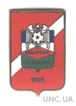 футбол.клуб Спартак Нальчик (Россия)1 ЭМАЛЬ /Spartak N,Russia football pin badge