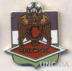 футбол.клуб Спартак Нальчик (Россия)2 ЭМАЛЬ /Spartak N,Russia football pin badge