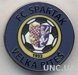 футбол.клуб Спартак Велька-Битеш (Чехия) ЭМАЛЬ / Spartak VB,Czech football badge