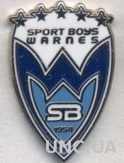 футбол.клуб Спорт Бойс (Боливия) ЭМАЛЬ / Sport Boys Warnes, Bolivia football pin
