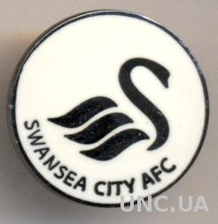 футбол.клуб Суонси Сити (Уэльс-&gt;Англия)1 ЭМАЛЬ / Swansea City,Wales football pin