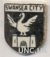 футбол.клуб Суонси Сити (Уэльс-&gt;Англия)2 ЭМАЛЬ / Swansea City,Wales football pin