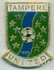 футбол.клуб Тампере Юнайтед (Финл.) тяжмет / Tampere United,Finland football pin