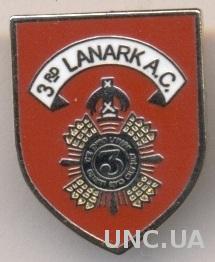 футбол.клуб Терд Ланарк (Шотландия) ЭМАЛЬ /3rd Lanark AC,Scotland football badge