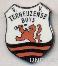 футбол.клуб Тернезен (Голланд.) ЭМАЛЬ /Terneuzense Boys,Netherlands football pin