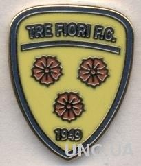 футбол.клуб Тре Фиори(Сан-Марино) ЭМАЛЬ /Tre Fiori,San Marino football pin badge