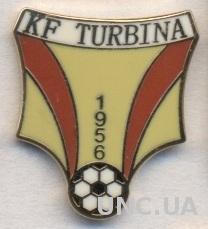 футбол.клуб Турбина (Албания) ЭМАЛЬ / Turbina Cerrik, Albania football pin badge