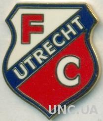 футбол.клуб Утрехт (Голландия)1 ЭМАЛЬ /FC Utrecht,Netherlands football pin badge