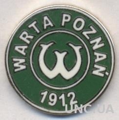 футбол.клуб Варта Познань (Польша) ЭМАЛЬ /Warta Poznan,Poland football pin badge