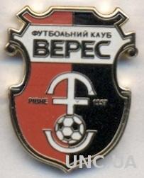 футбол.клуб Верес Ровно (Украина)1 ЭМАЛЬ /Veres Rivne,Ukraine football pin badge
