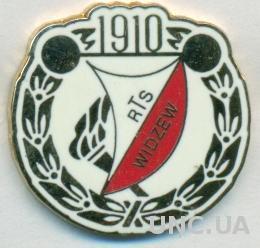 футбол.клуб Видзев Лодзь (Польша) ЭМАЛЬ / Widzew Lodz, Poland football pin badge
